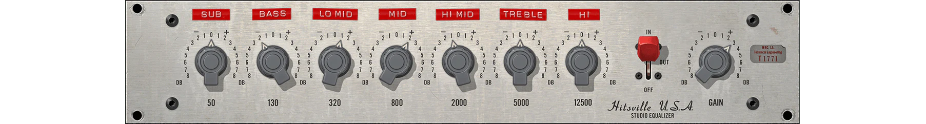 UAD Hitsville EQ Collection: Equalizer Plugin Bundle