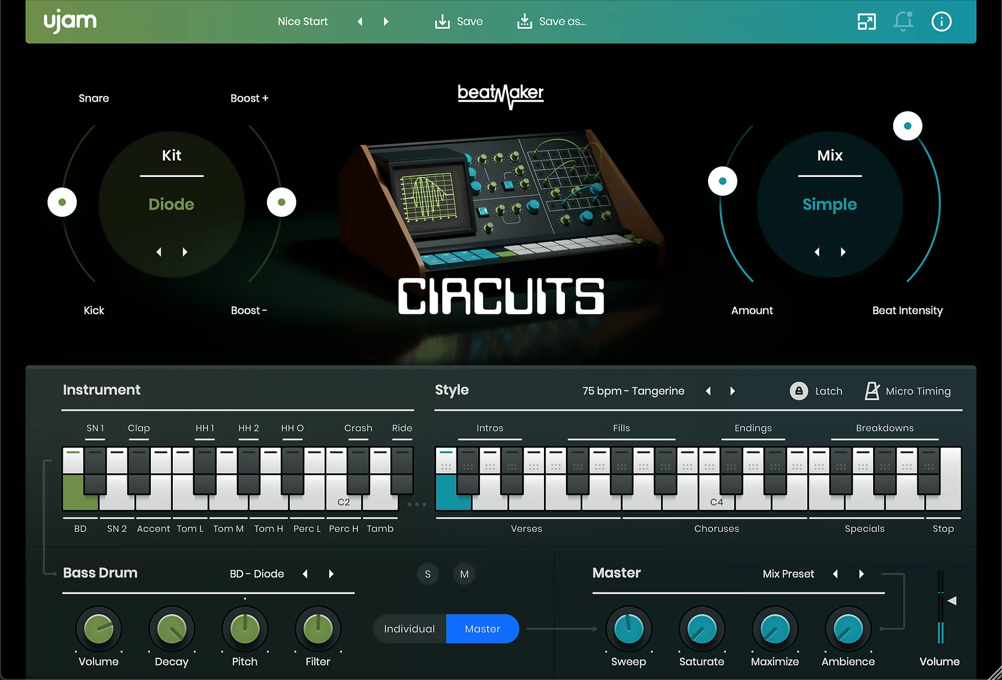 UJAM CIRCUITS: Drum Machine – Professional Audio Software & Plugin