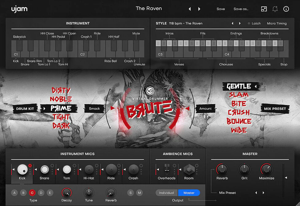 UJAM Virtual Drummer Bundle: Drum Instrument Bundle – Professional Audio Software & Plugin - Image 4