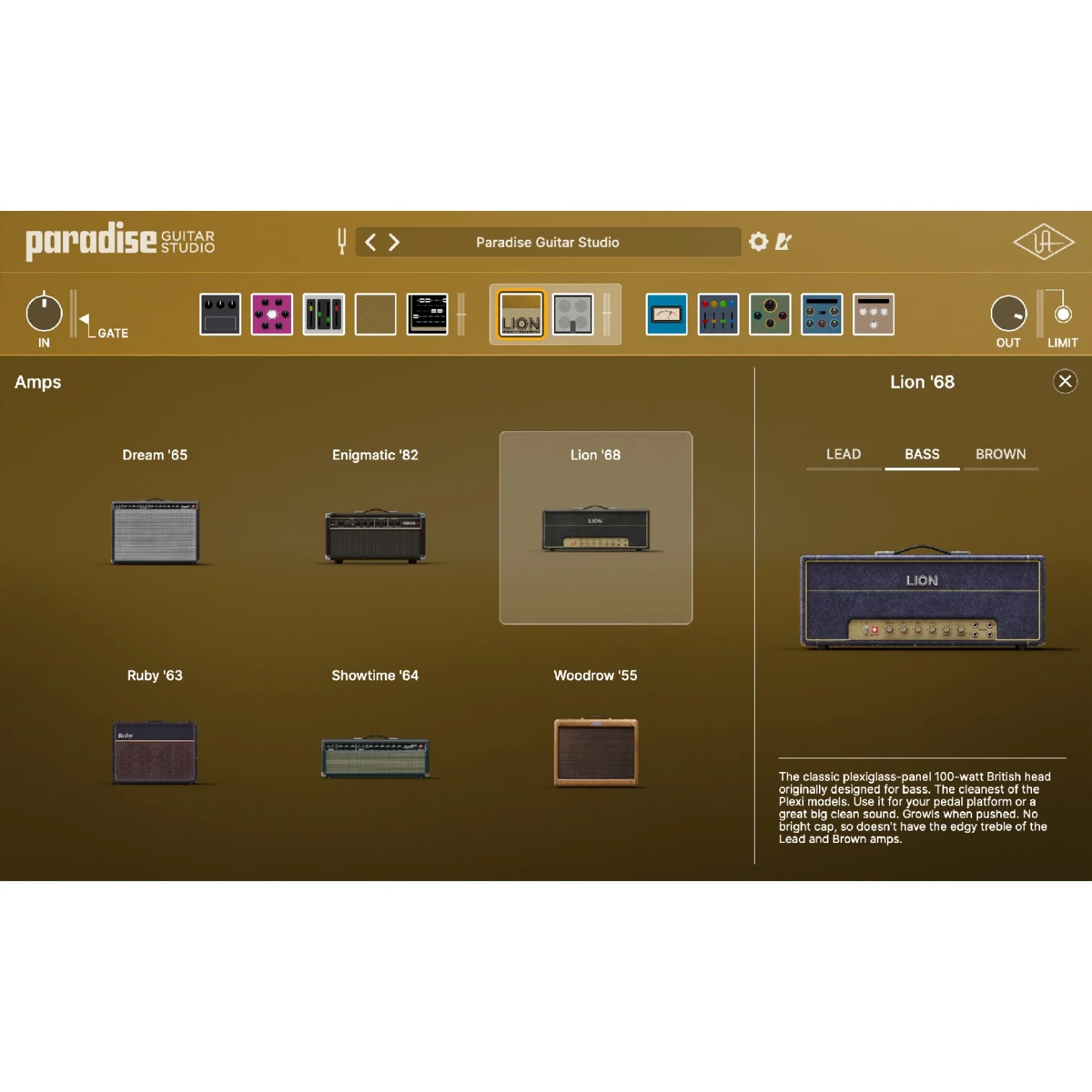 Universal Audio Paradise Guitar Studio – Professional Audio Software & Plugin - Image 3