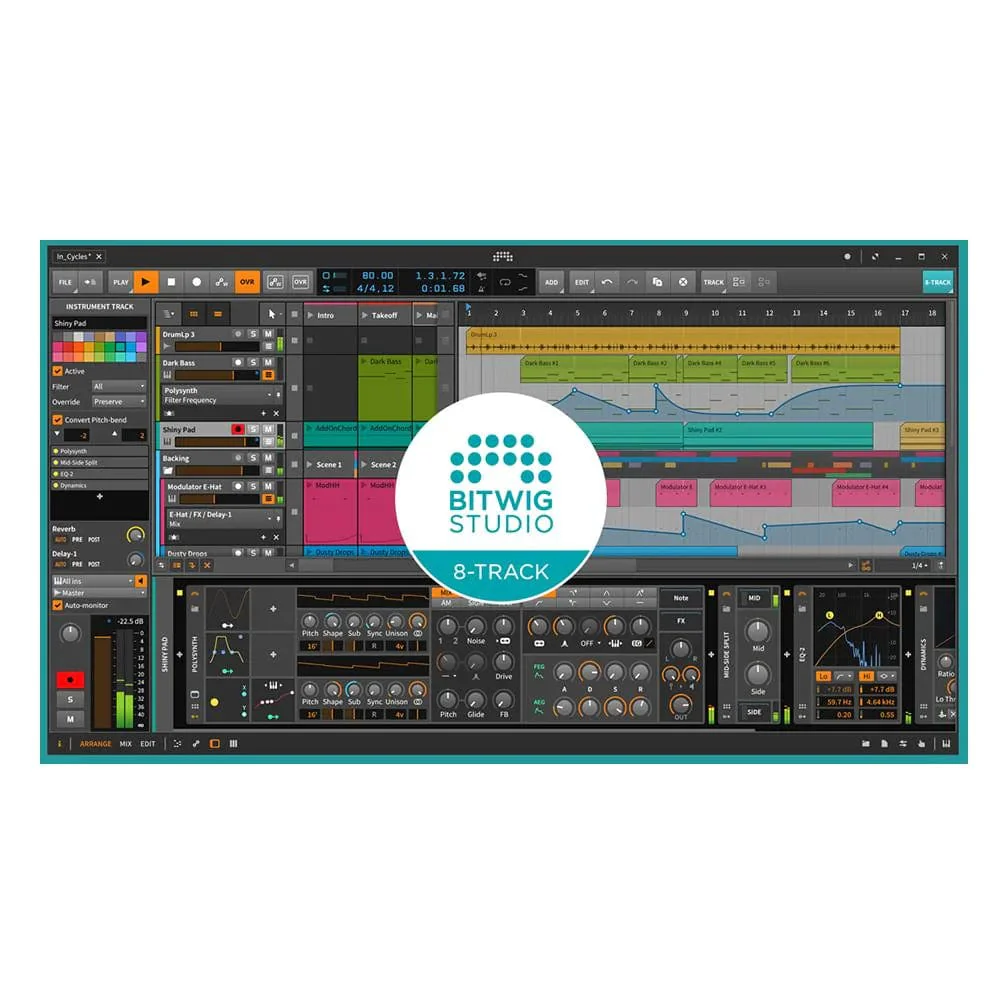Vault Ai-Solo 2-Channel Audio Interface with Bitwig 8-Track Bundle - Image 15
