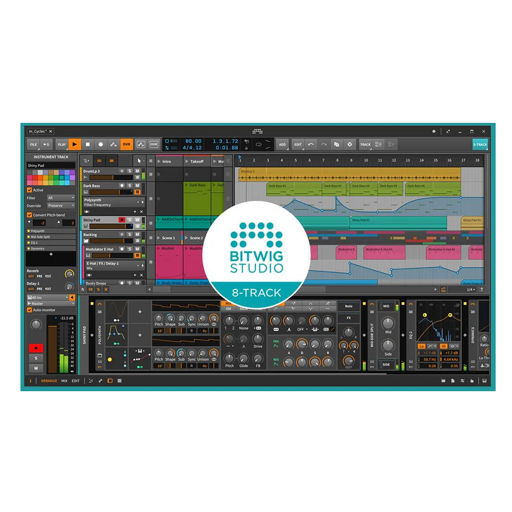 Vault Ai22HD 2x2 USB Audio Interface with 192kHz Recording and Bitwig 8-Track Bundle - Open Box - Image 6