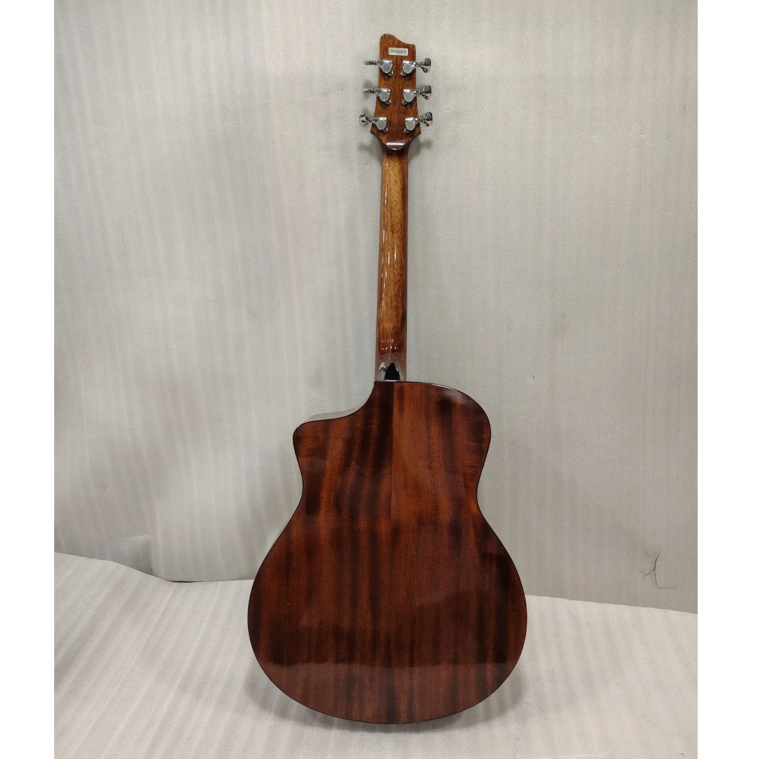 Vault Artisan Premium Electro-Acoustic Guitar with Solid Spruce Top, Solid Mahogany Back and Sides and Fishman Pickup - Open Box - Image 6