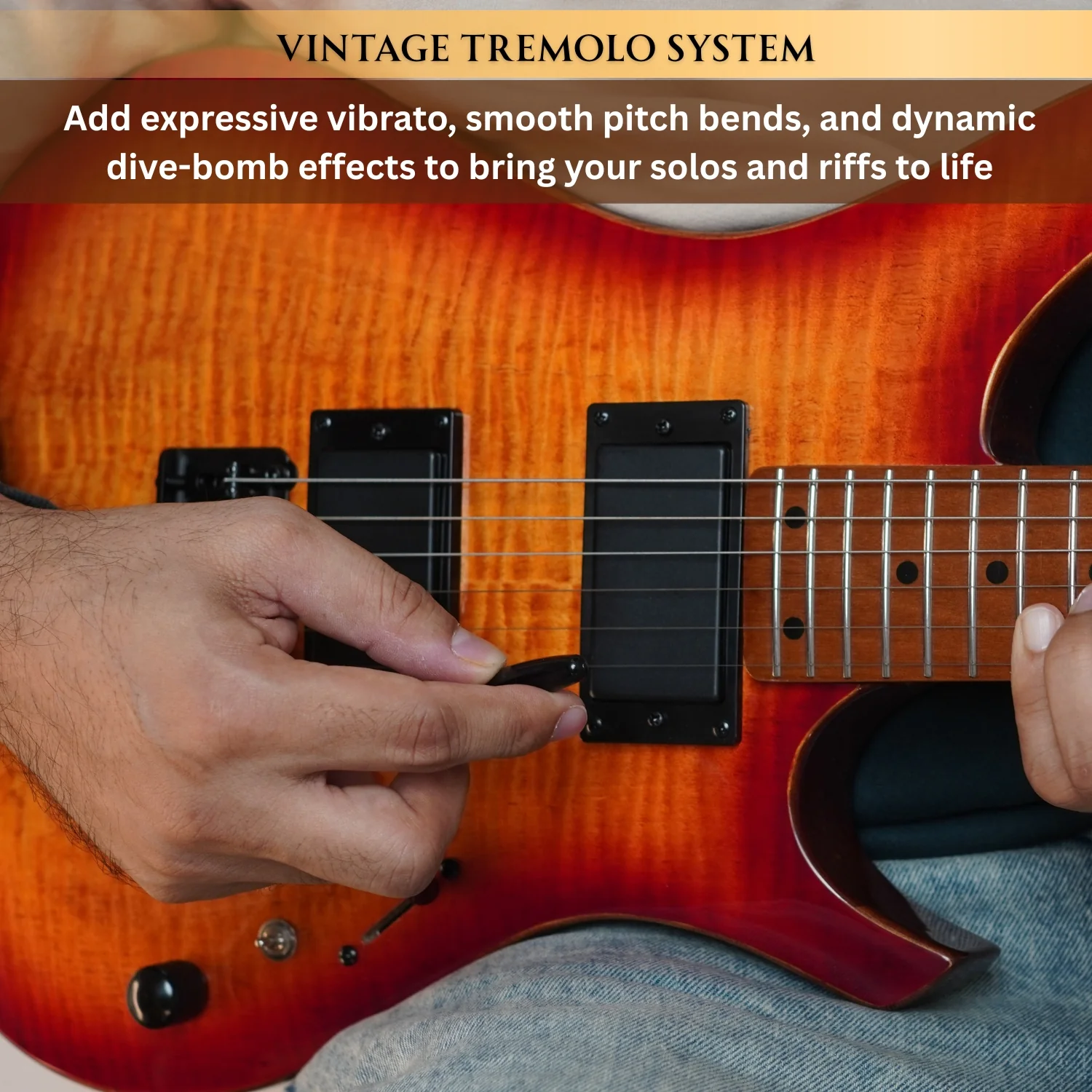 Vault Artisan RG Premium Electric Guitar with Dual Alnico V Humbuckers and Roasted Maple Neck - Image 60