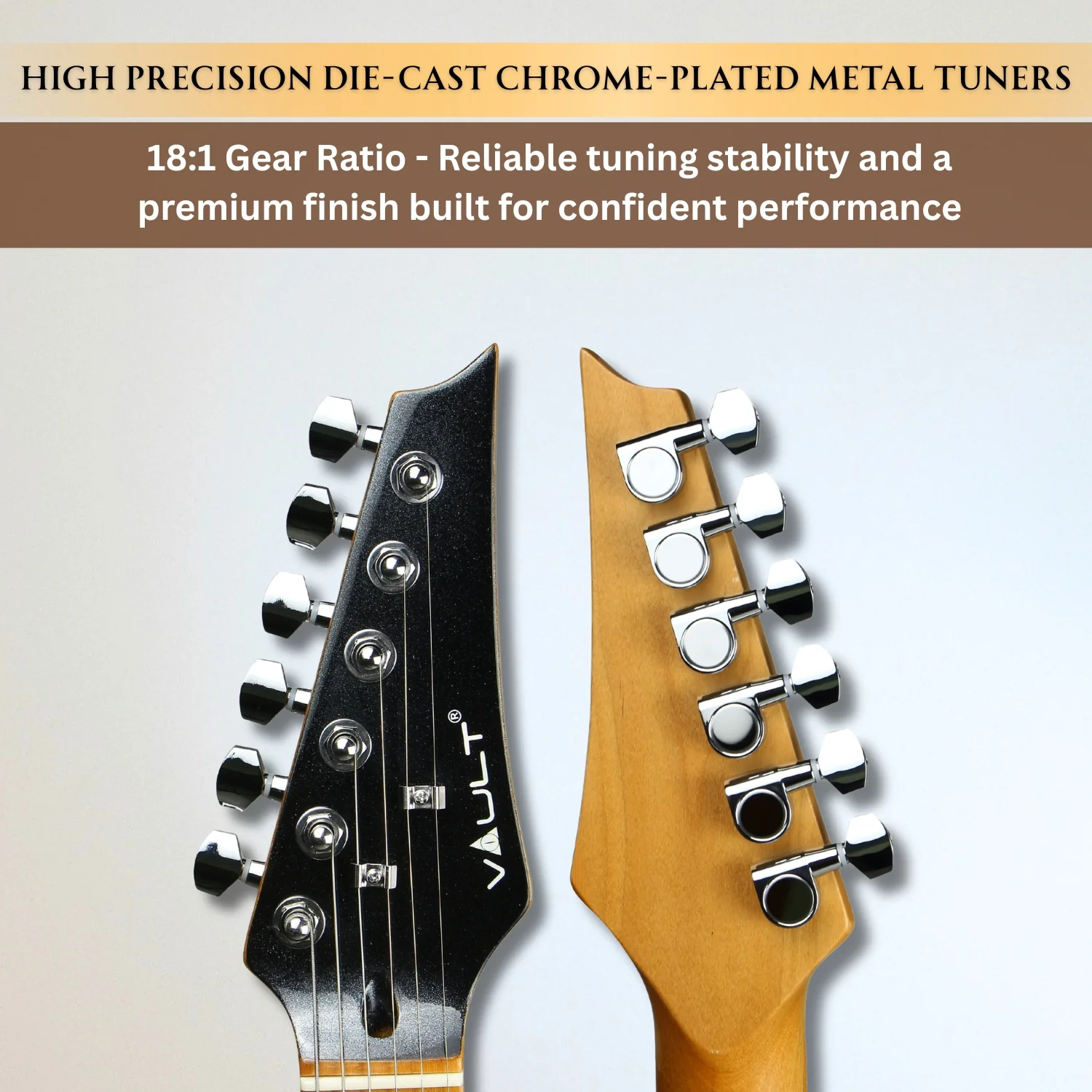 Vault Artisan TL Telecaster Style Electric Guitar with Premium Alnico V Pickups - Image 27