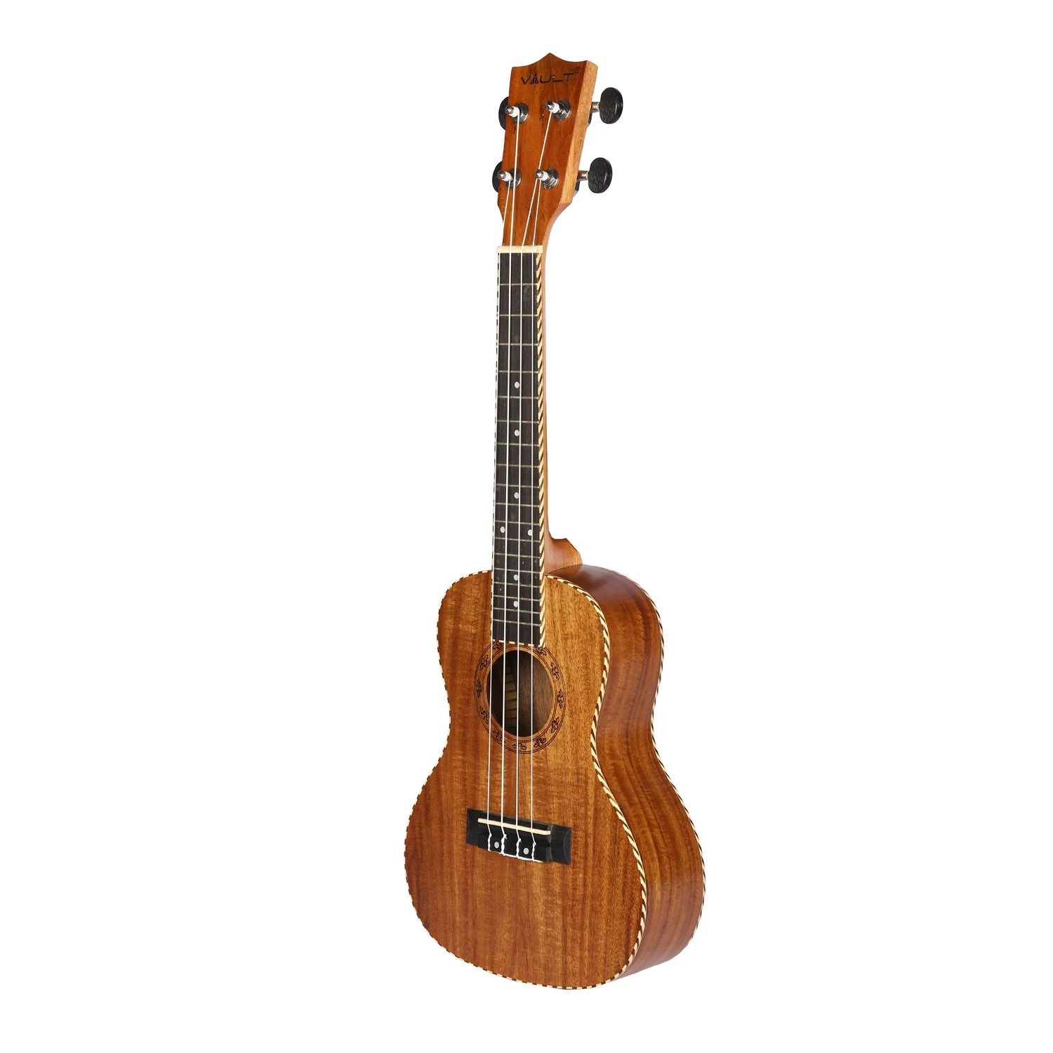 Vault UK-190 Rosetta Koa Concert Ukulele - Image 3