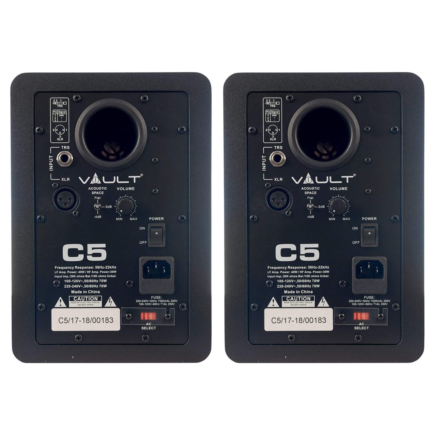 Vault C5 5" Powered Studio Monitors Pair - Image 10