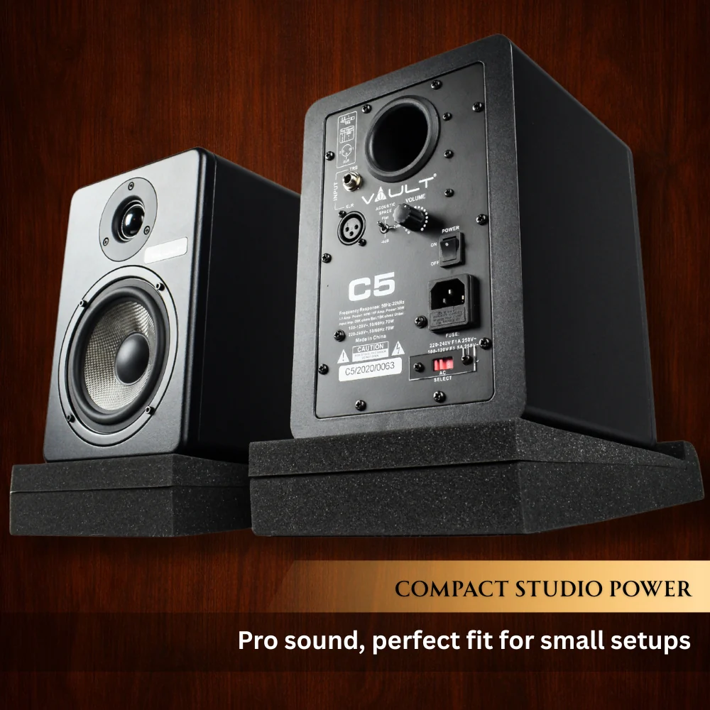 Vault C5 5" Powered Studio Monitors Pair - Image 4