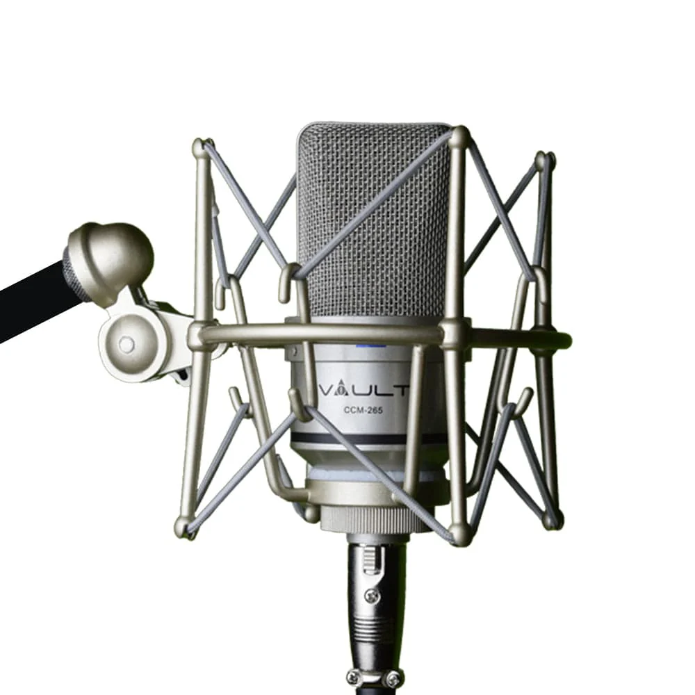 Vault CCM-265 Condenser Cardioid Microphone with Shockmount and XLR cable - Image 5