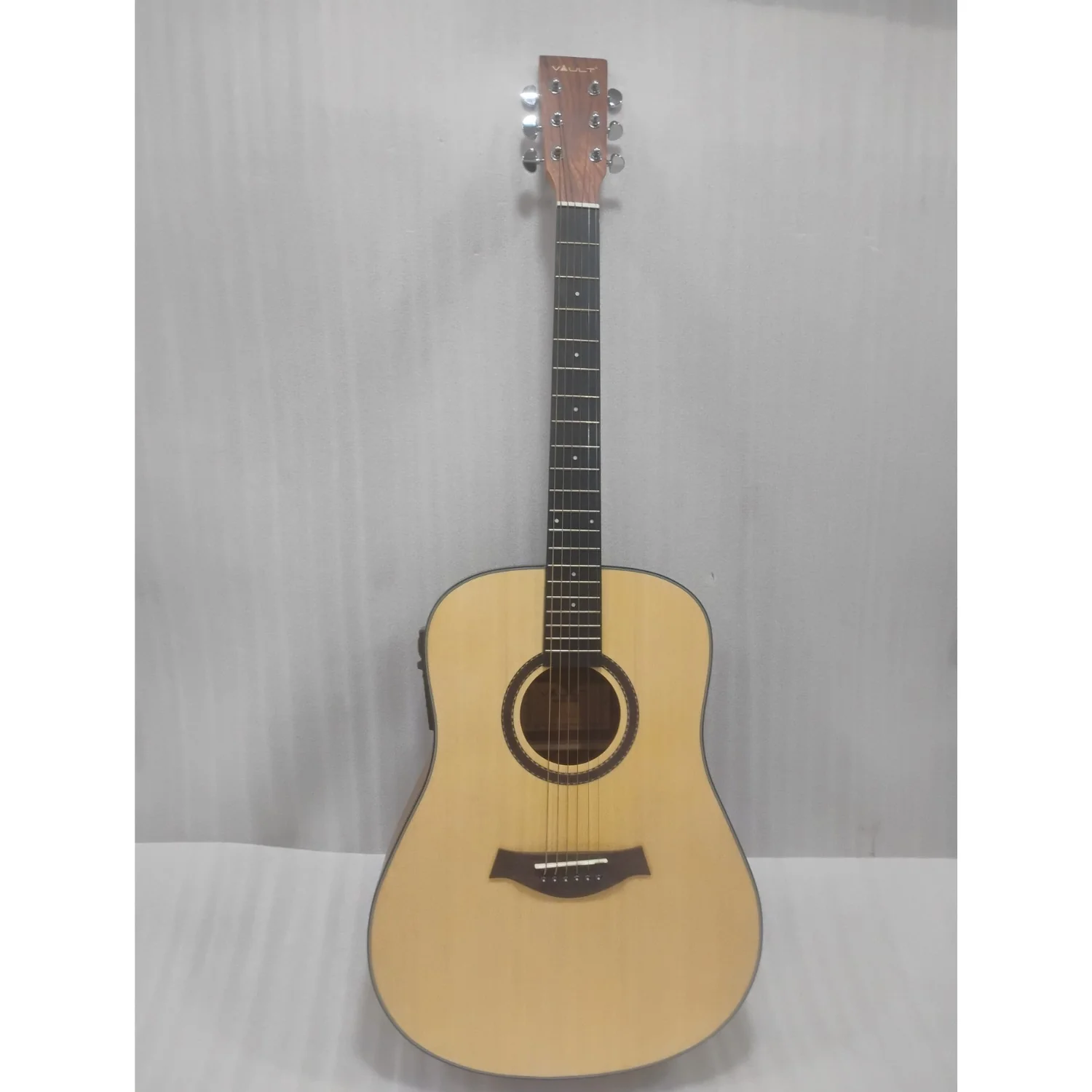 Vault DA25CE Dreadnought Shape Electro- Acoustic Guitar with Bubinga Back and Sides - Open Box B Stock