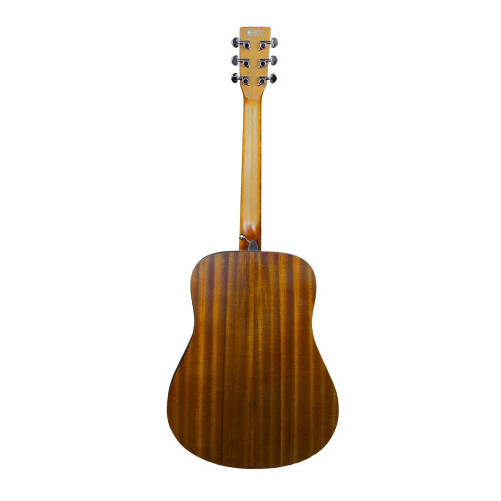 Vault DA40 41 Inch Premium Solid Spruce-Top Dreadnought Acoustic Guitar - Open Box - Image 4