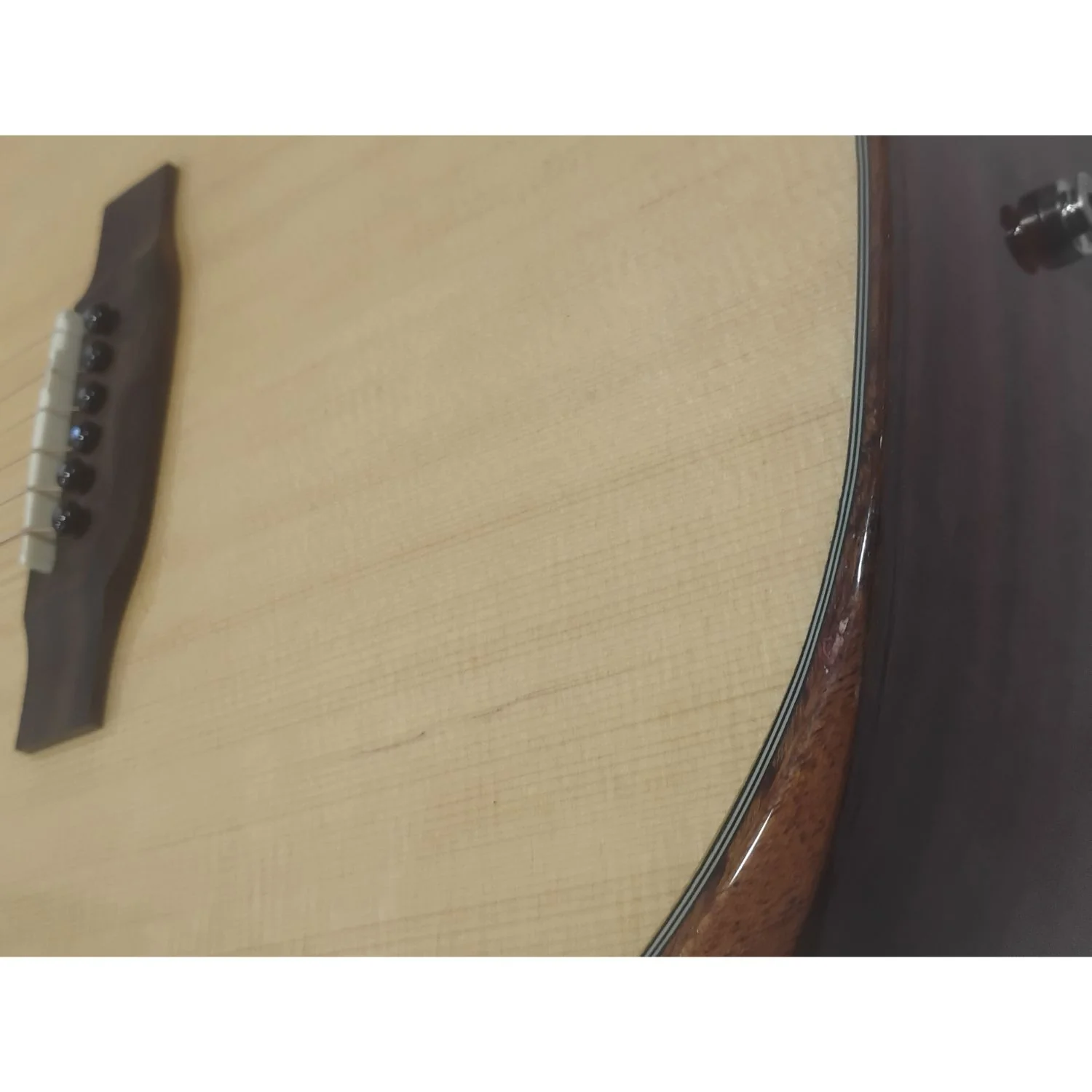 Vault DA60CE Premium Dreadnought Cutaway Solid Spruce Top Electro Acoustic Guitar with Dual EQ and Armrest - Open Box B Stock - Image 15