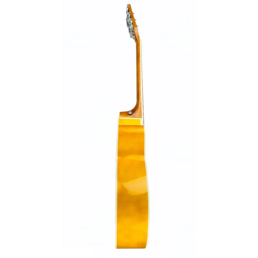 Vault EA20 Learn to Play Guitar Kit with Ebook, Bag, Strings, Straps, Picks, String winder & Polishing Cloth - 40 inch Cutaway Acoustic Guitar - Left Handed - Open Box - Image 7