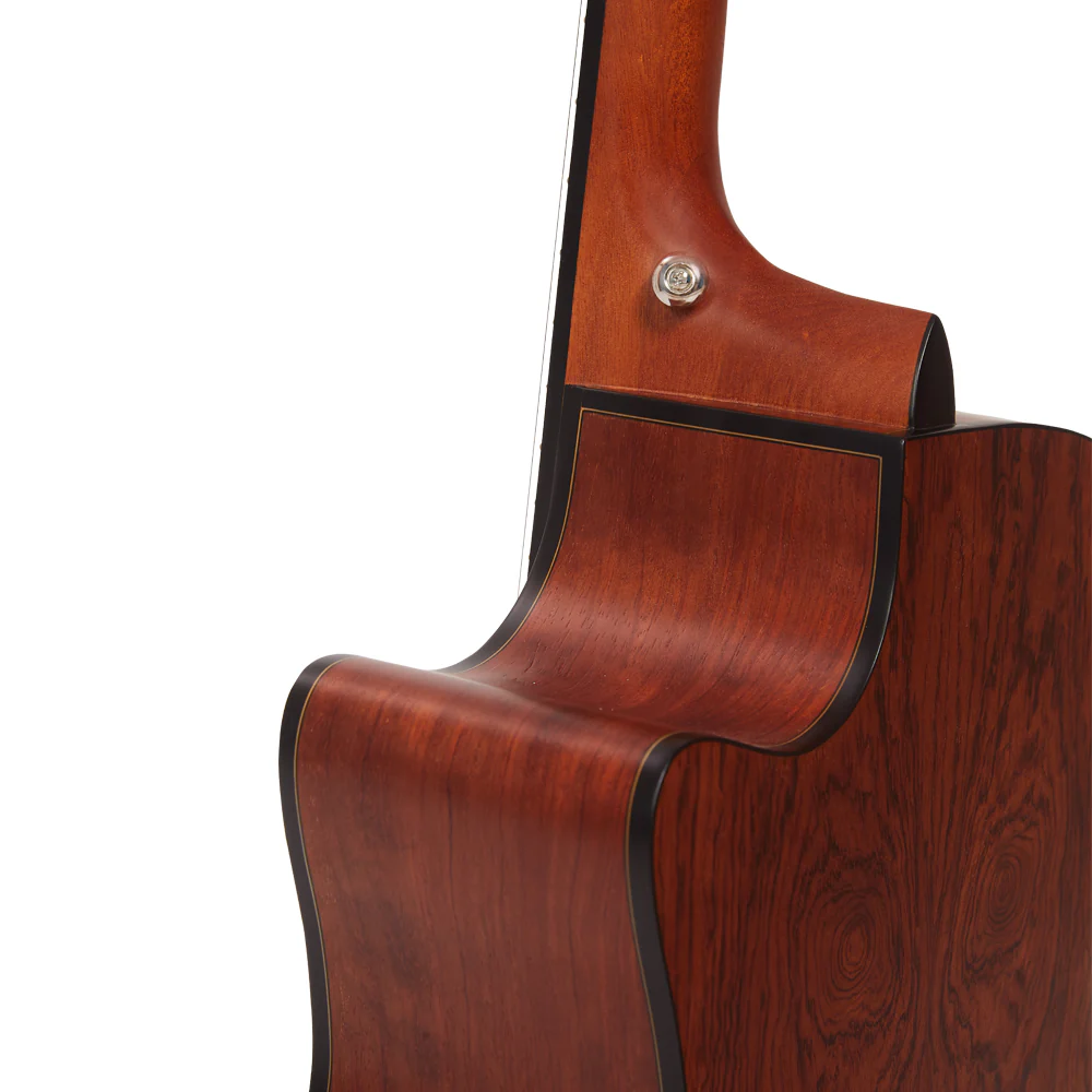 Vault EA25 Grand Auditorium Shape Acoustic Guitar with Bubinga Back and Sides - Open Box - Image 5