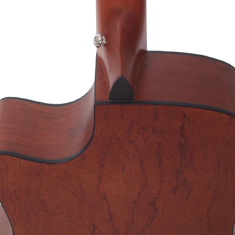Vault EA25CE Grand Auditorium Shape Electro Acoustic Guitar with Bubinga Back and Sides - Image 5