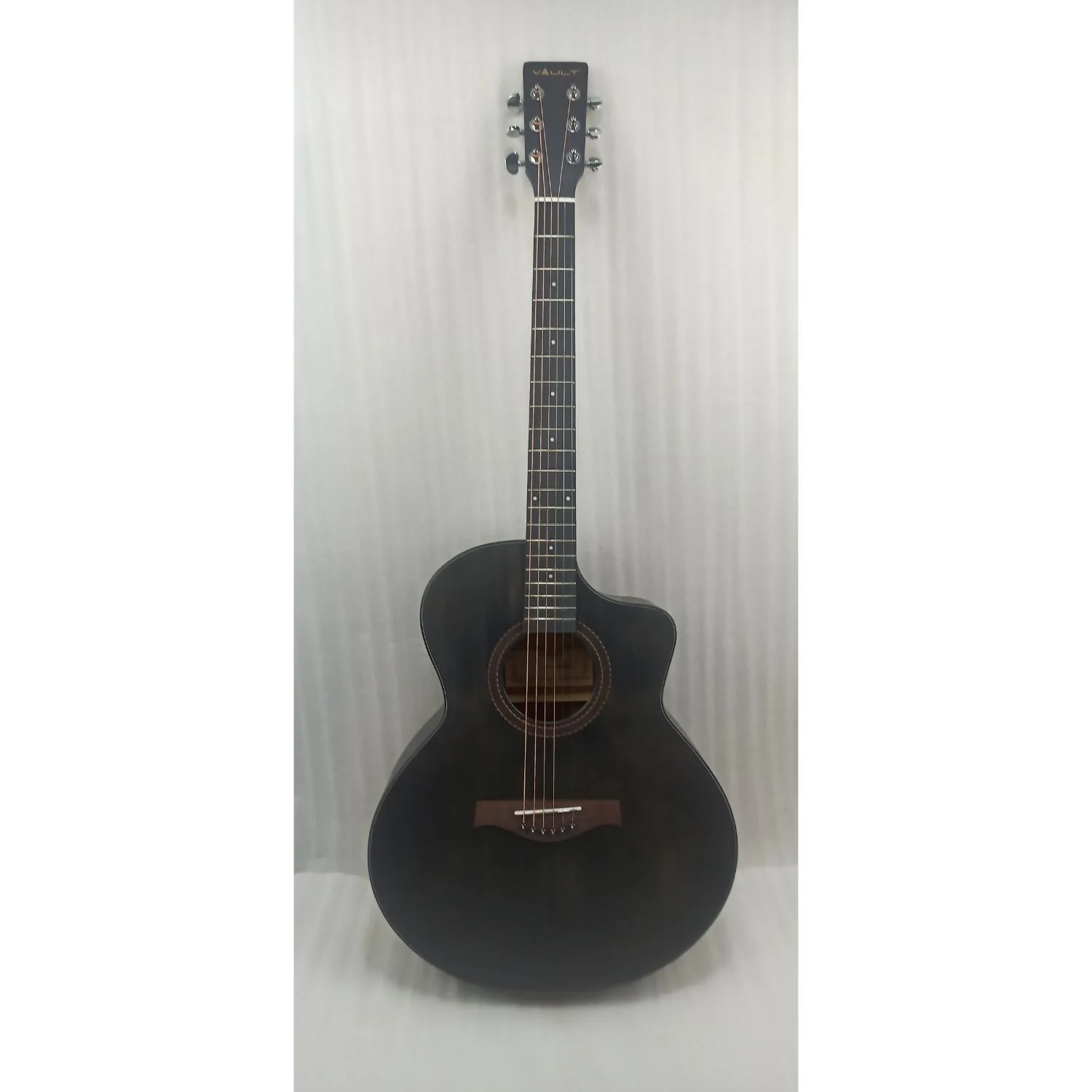 Vault EA40 41 inch Premium Solid Spruce-Top Cutaway Acoustic Guitar - Open Box B Stock
