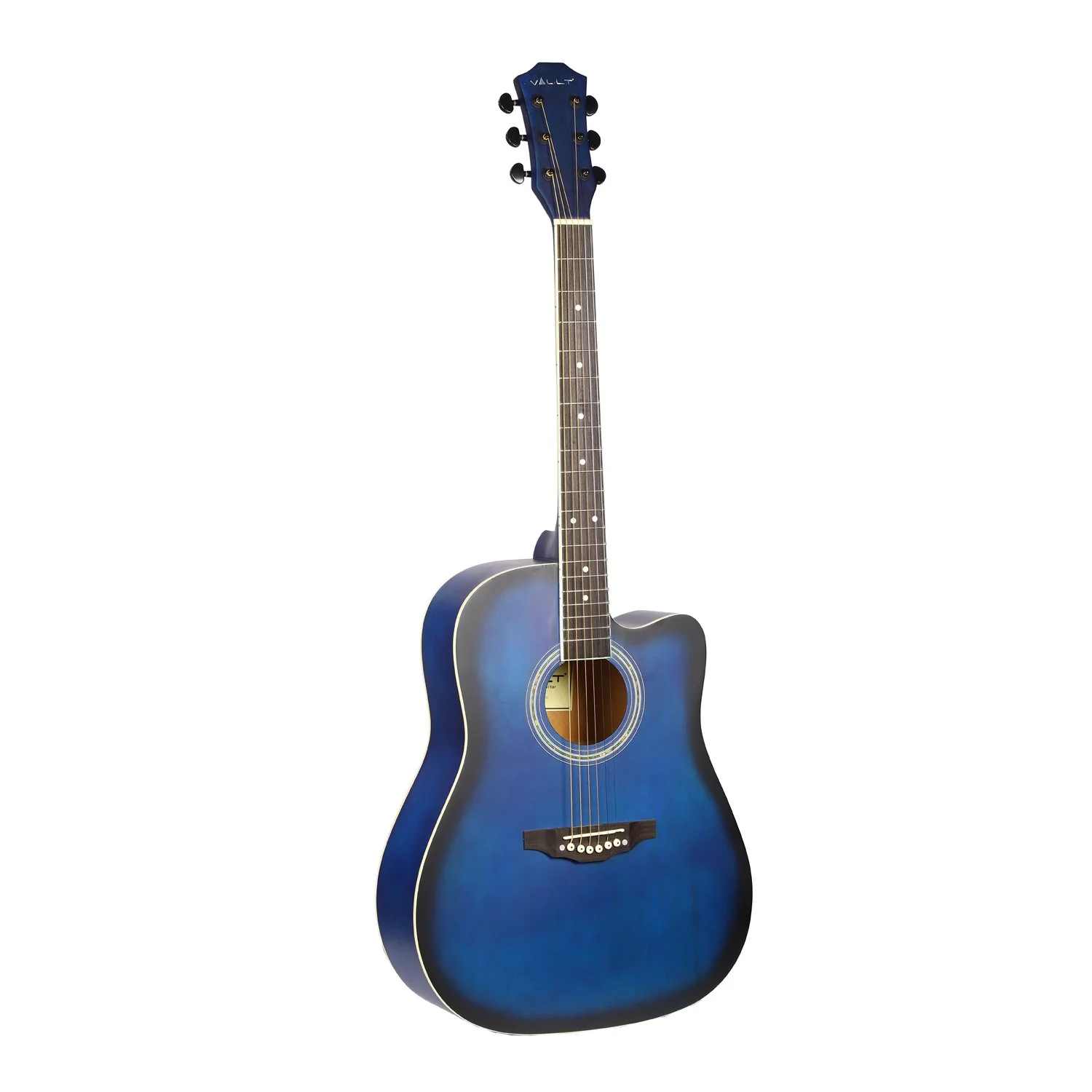 Vault ED-10C 41 inch Cutaway Acoustic Guitar with Bag, Strings, Straps, Picks, Stringwinder & Polishing Cloth - Image 13
