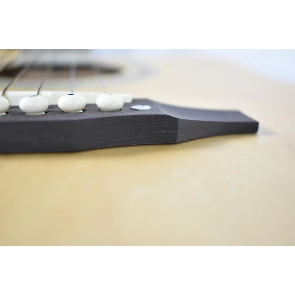 Vault ED-10CE 41 inch Cutaway Electro Acoustic Guitar - Natural - Open Box B Stock - Image 11