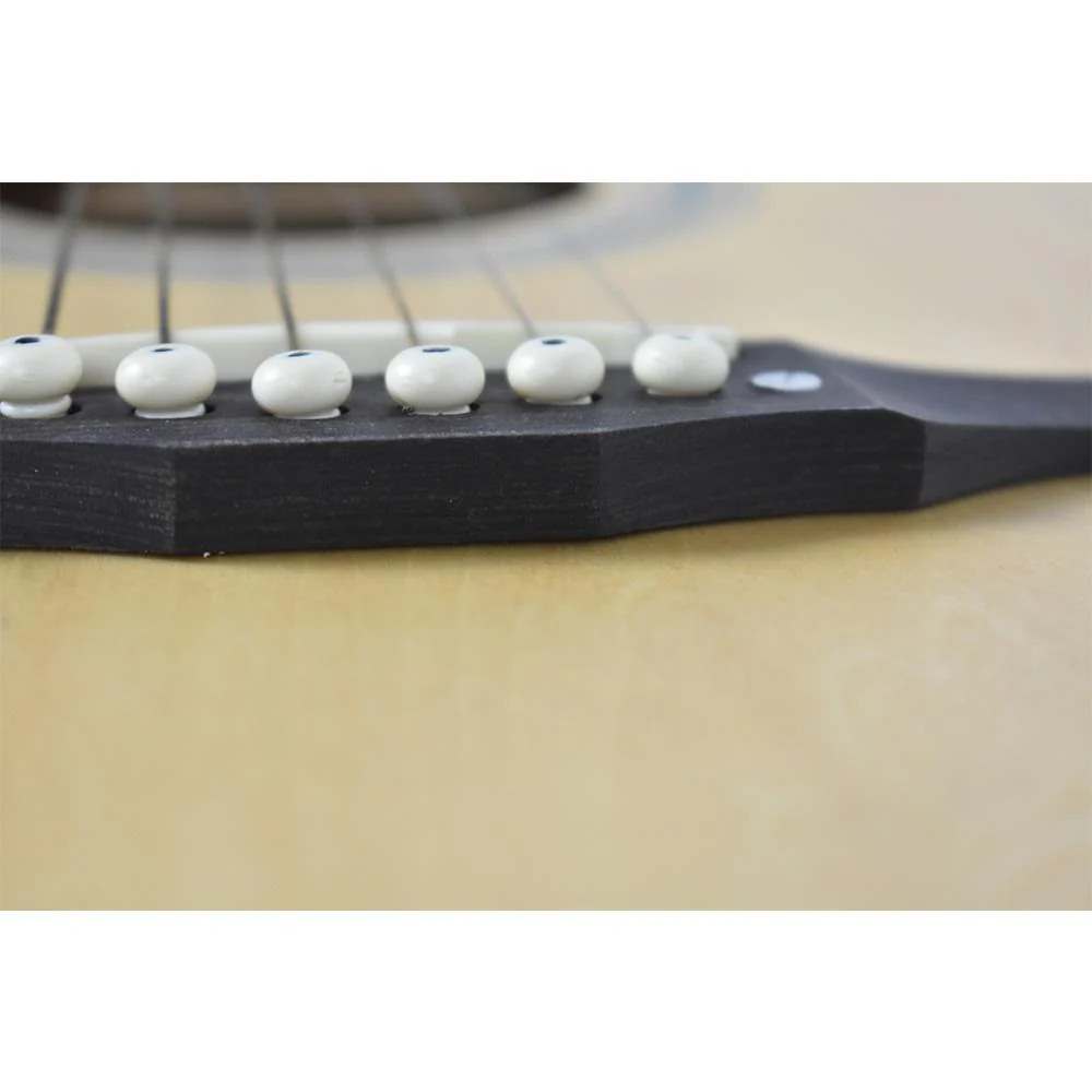 Vault ED-10CE 41 inch Cutaway Electro Acoustic Guitar - Natural - Open Box B Stock - Image 12