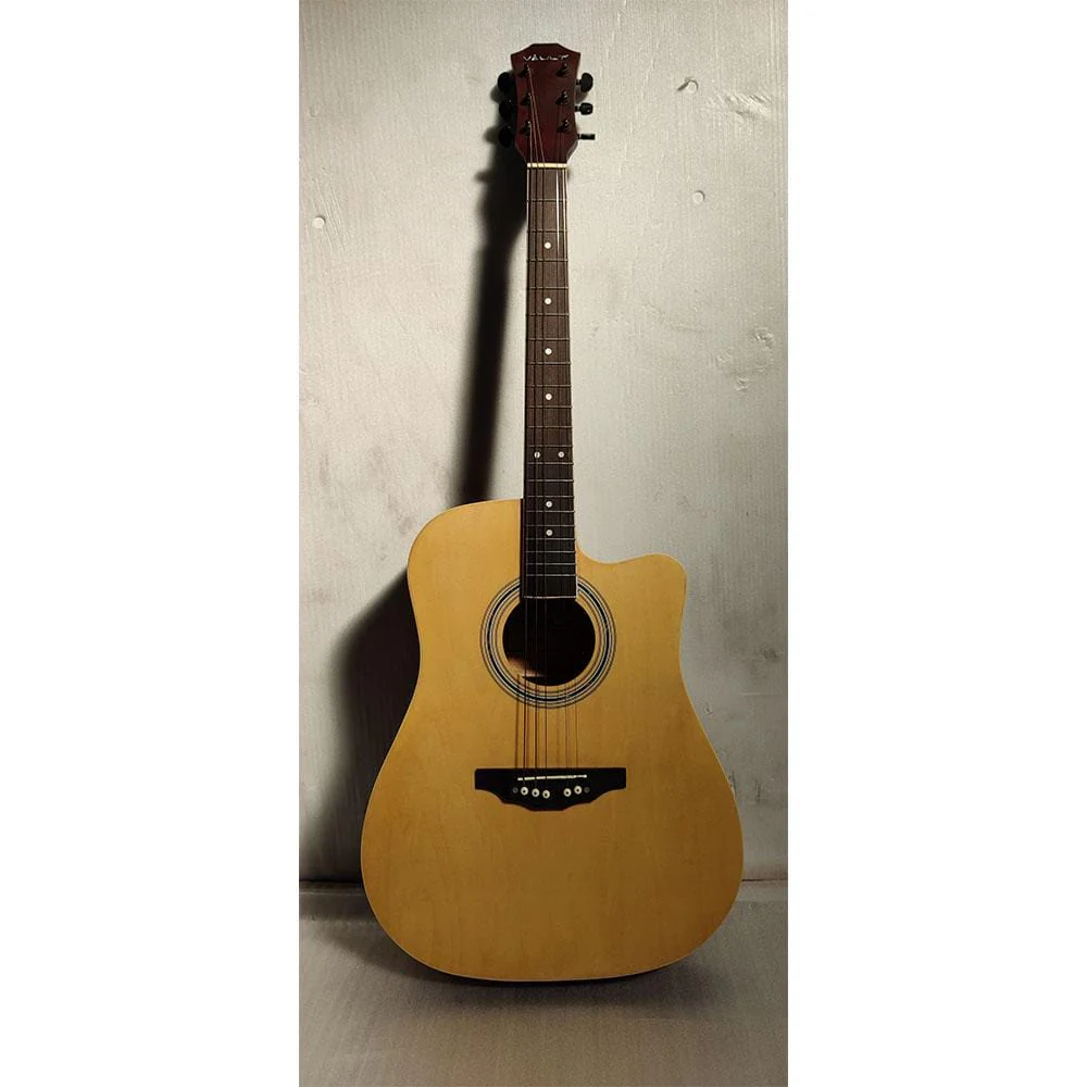 Vault ED-10CE 41 inch Cutaway Electro Acoustic Guitar - Natural - Open Box B Stock - Image 23