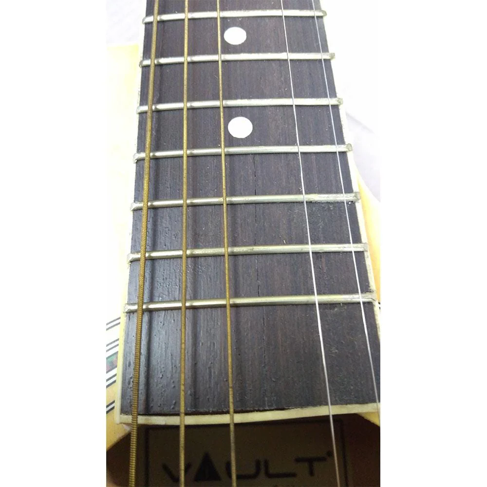 Vault ED-10CE 41 inch Cutaway Electro Acoustic Guitar - Natural - Open Box B Stock - Image 26