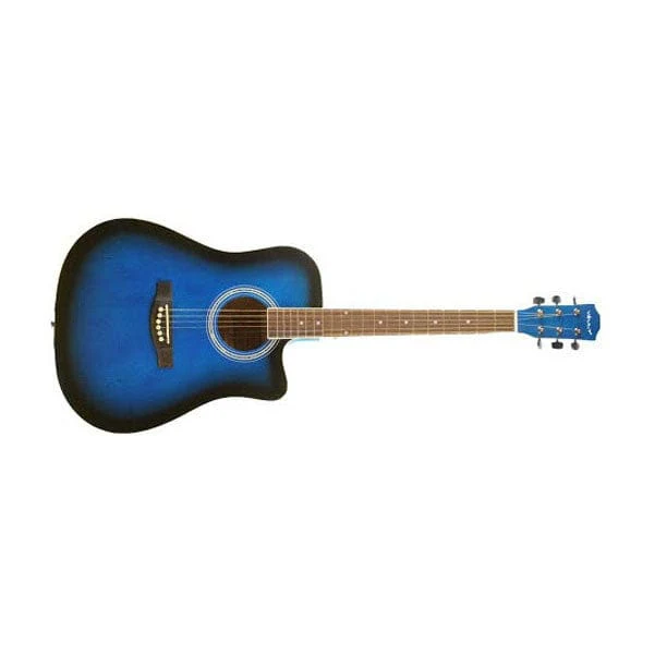 Vault ED10-BB Dreadnought Cutaway Acoustic Guitar - Blue Burst - Open Box