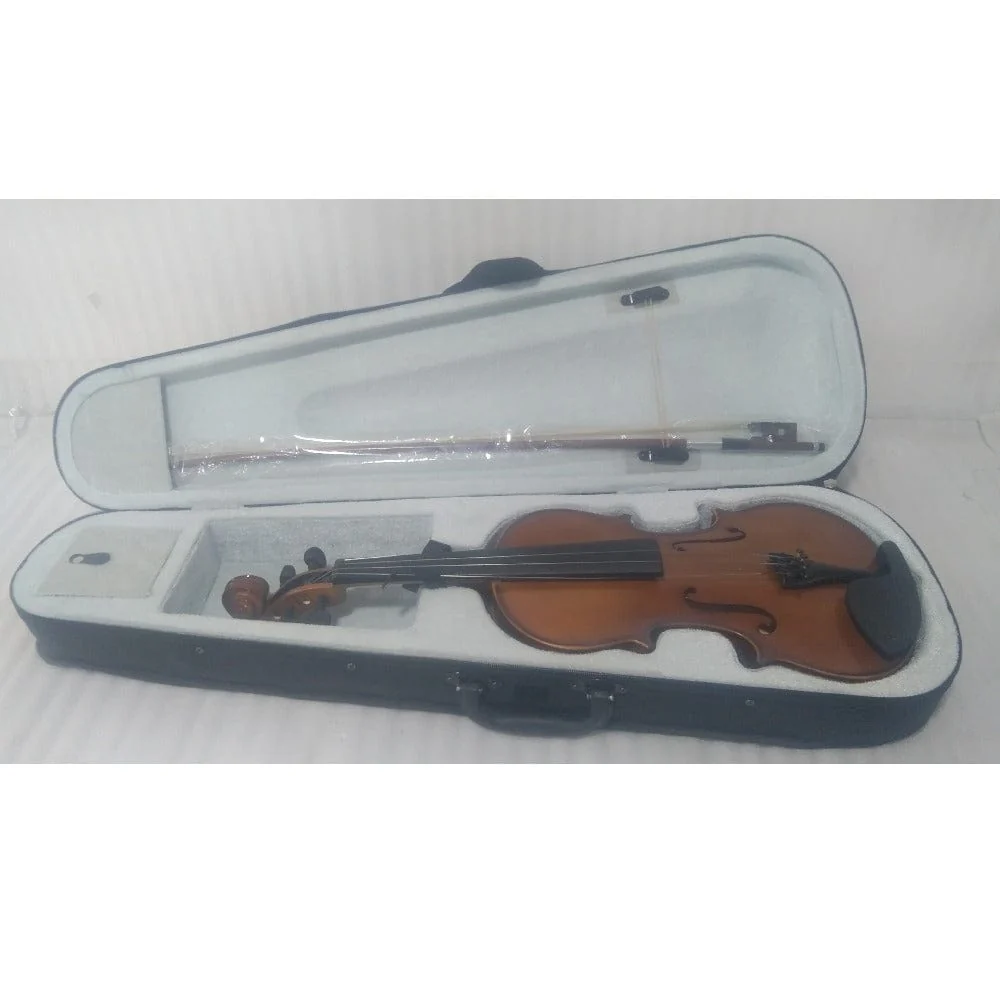 Vault Enorm Solid Spruce Top 4/4 Violin with Bow, Rosin & Case (Outfit) - Open Box B Stock - Image 4