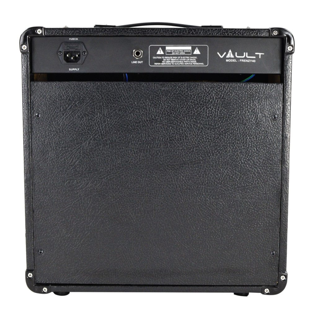 Vault Frenzy 40 Watt Combo Guitar Amplifier with Analog Distortion, Reverb & Delay All Playable Together - Open Box - Image 5