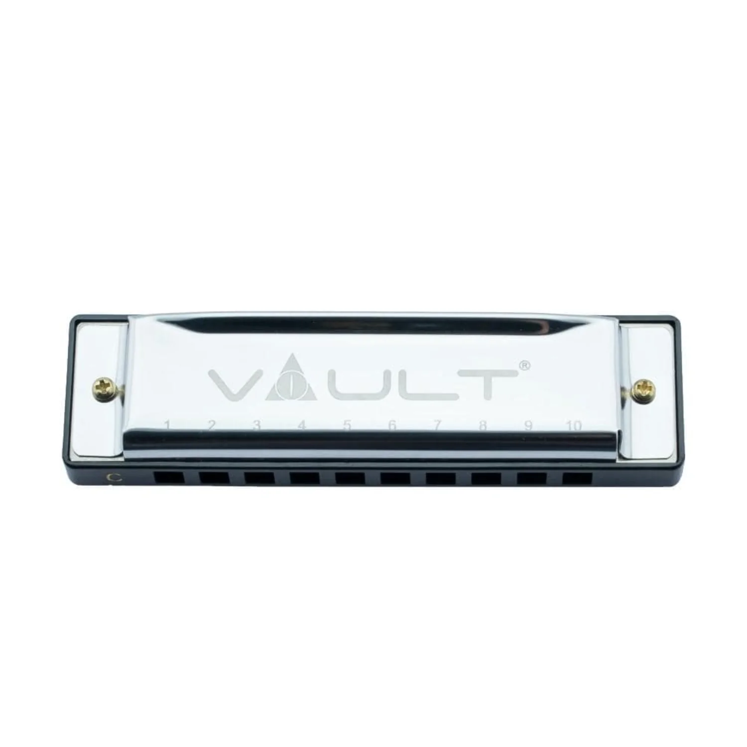 Vault HA1000 Key C 10-Hole Diatonic Harmonica/ Mouth Organ For Beginner & Professional