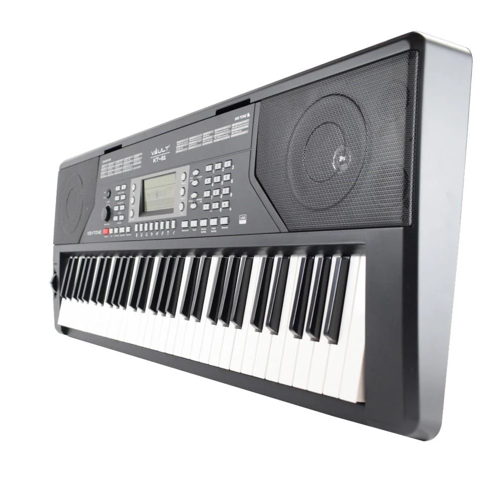 Vault KT-61 Keytone Touch Sensitive 61-Key Keyboard - Black - Image 7