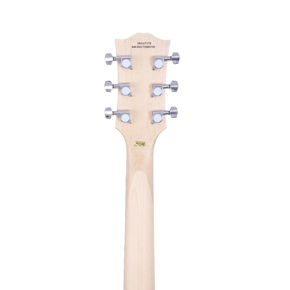 Vault LP1 Les Paul Style Electric Guitar with Vault Play True Wireless Earbuds - Image 39