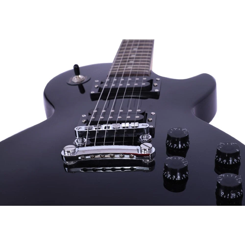 Vault LP1 Les Paul Style Electric Guitar with Vault Play True Wireless Earbuds - Image 9