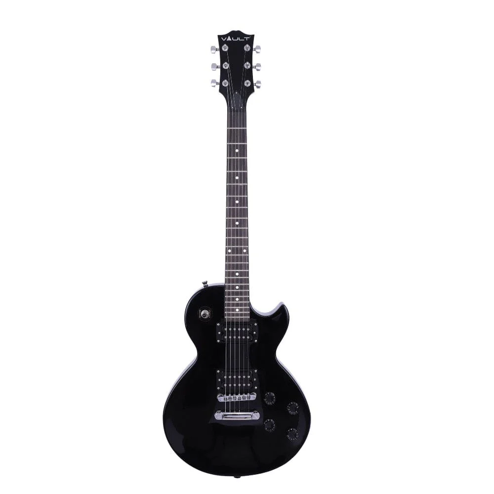 Vault LP1 Les Paul Style Electric Guitar with Gigbag, Amplifier, Tuner, Cable, Polishing Cloth & Ebook - Image 2