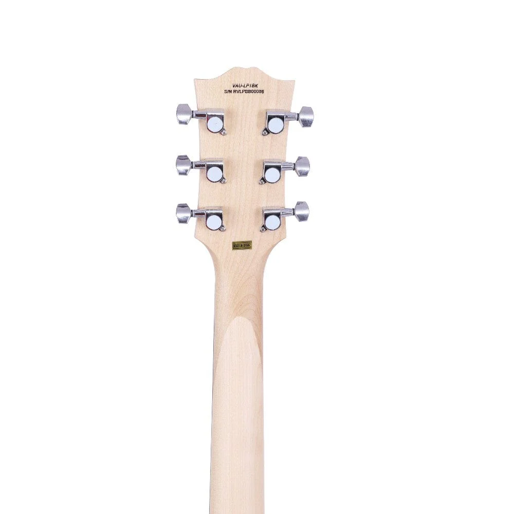 Vault LP1 Les Paul Style Electric Guitar with Gigbag, Amplifier, Tuner, Cable, Polishing Cloth & Ebook - Image 7
