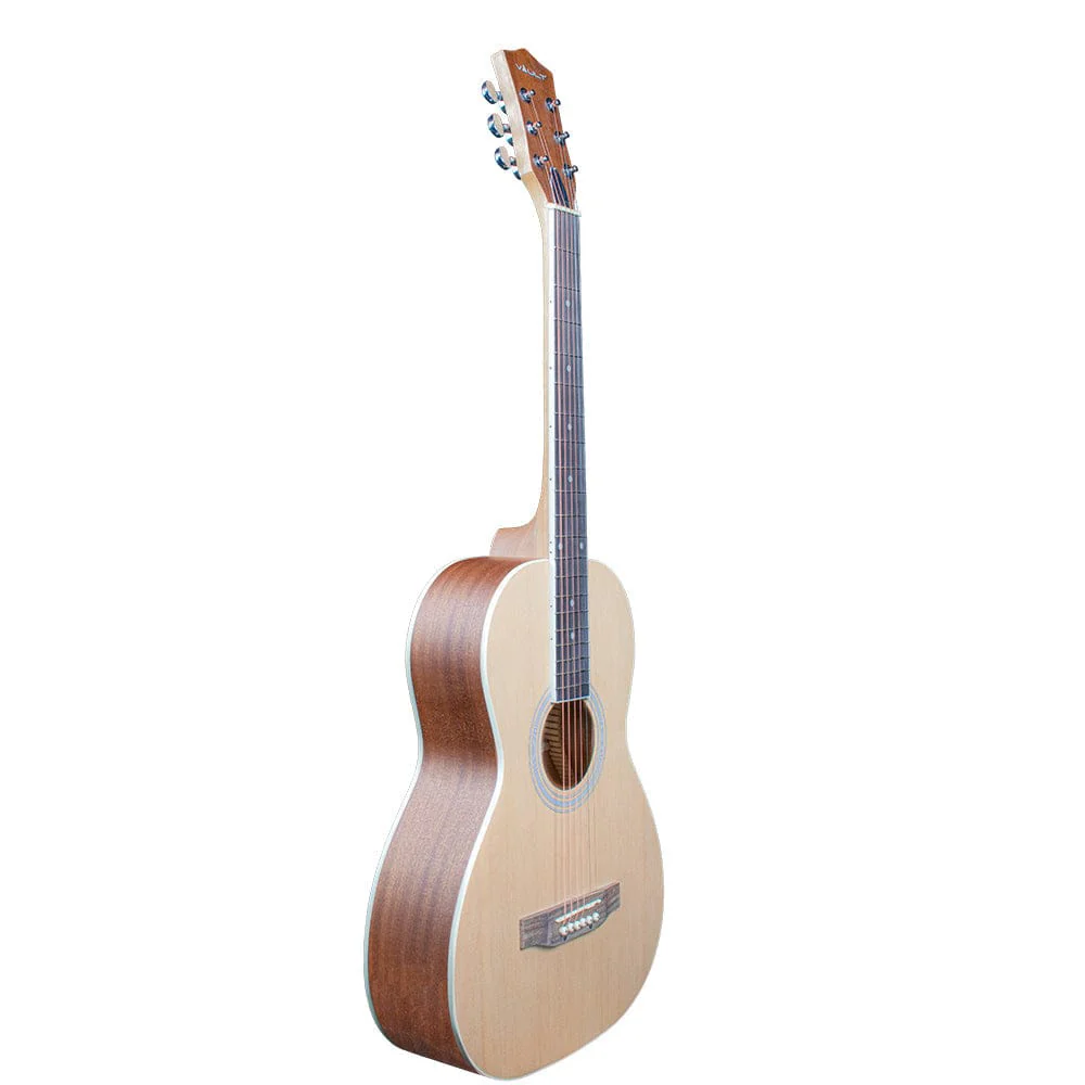 Vault PA36 Parlor Body Compact Acoustic Guitar with Standard Scale Length - Open Box - Image 3