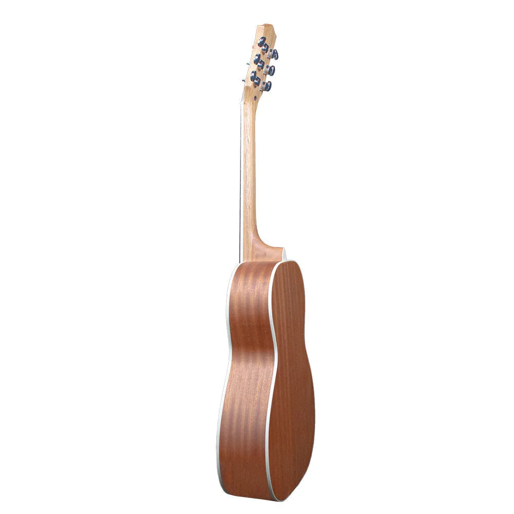 Vault PA36 Parlor Body Compact Acoustic Guitar with Bajaao 22mm Padded Gigbag - Image 4