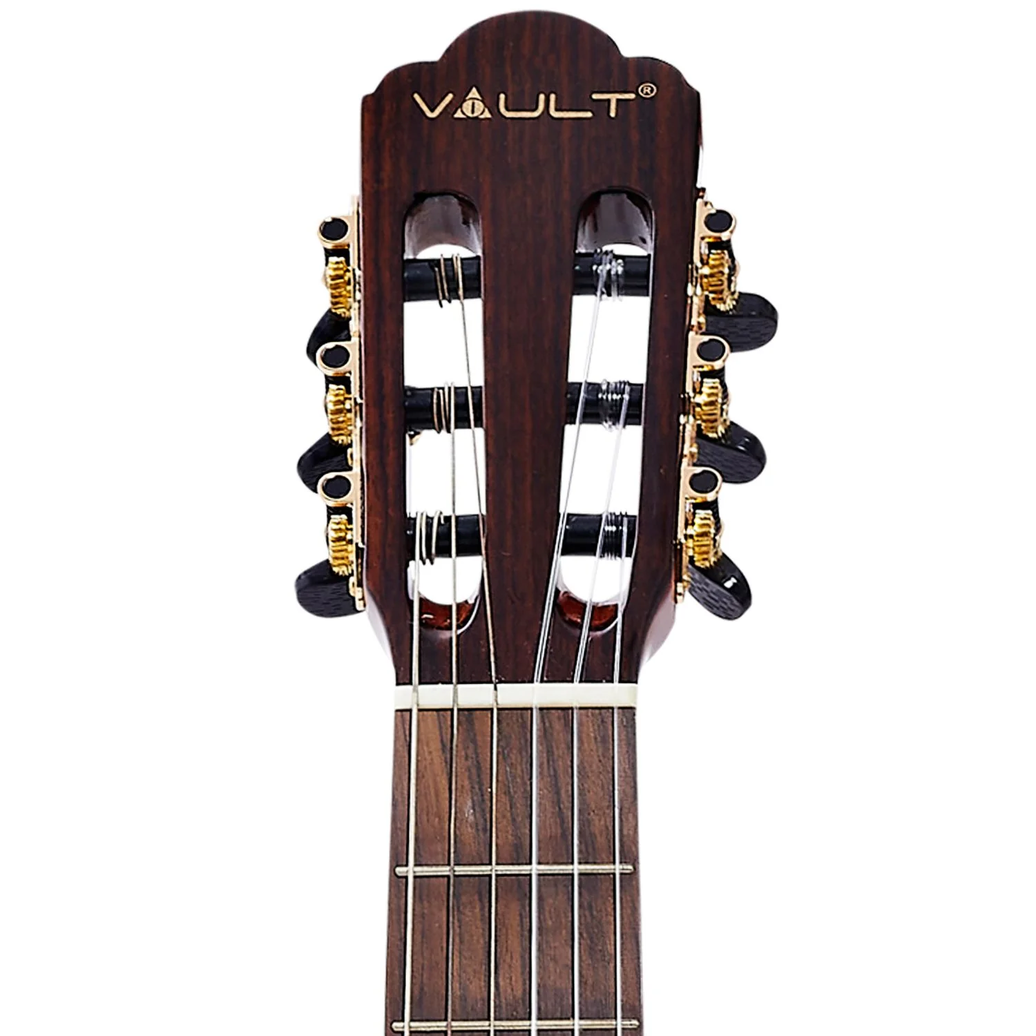Vault Performer Pro Premium Classical Guitar with All Solid wood and Transacoustic EQ with Delay, Reverb, Chorus onboard effects and 25mm Paded Gigbag - Image 9