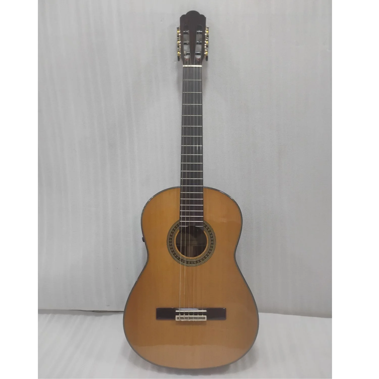 Vault Performer Pro Premium Classical Guitar with All Solid wood and Transacoustic EQ with Delay, Reverb, Chorus onboard effects - Open Box - Image 10