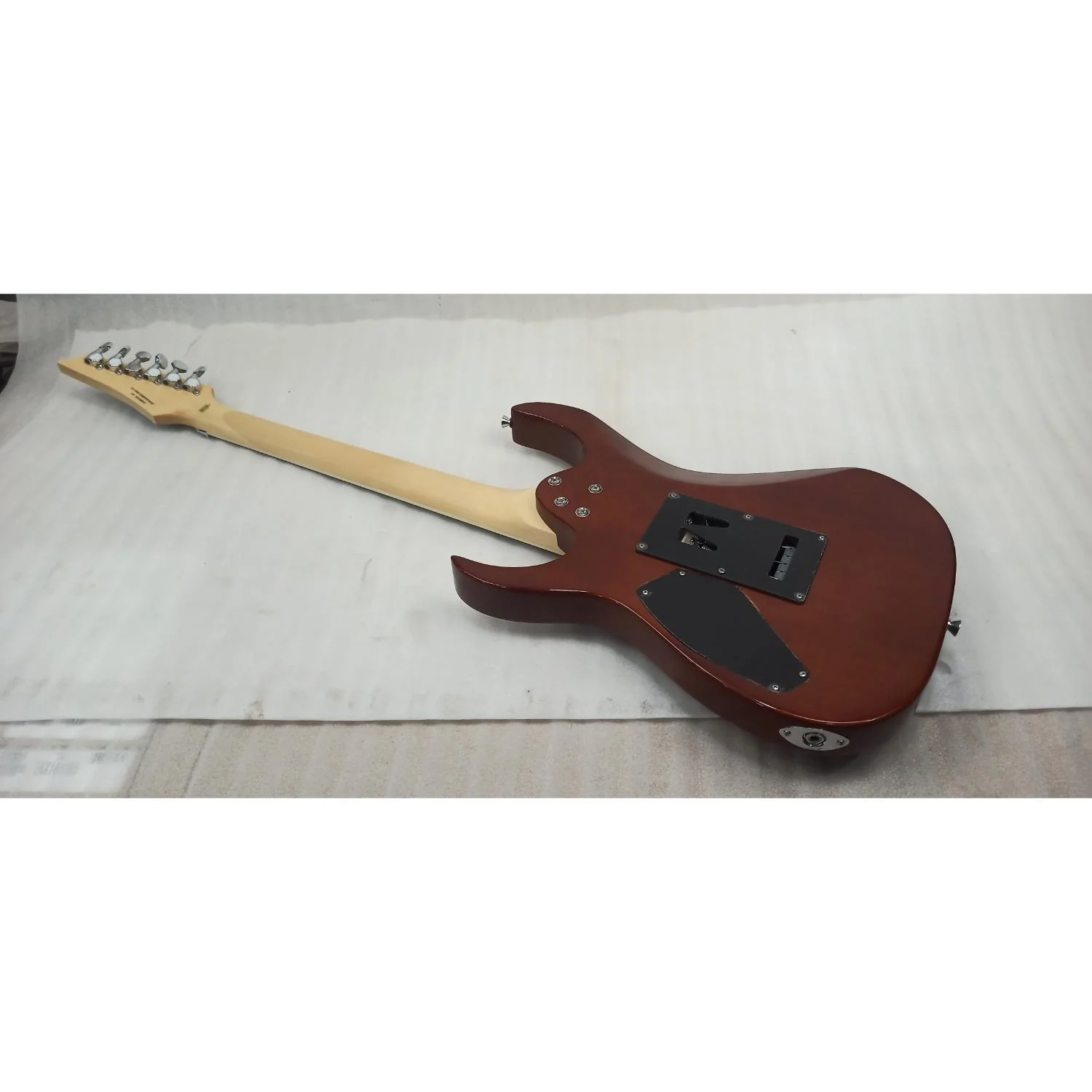 Vault Performer Pro RG 6 String Electric Guitar - High Gloss Solid Mahogany - Open Box - Image 11