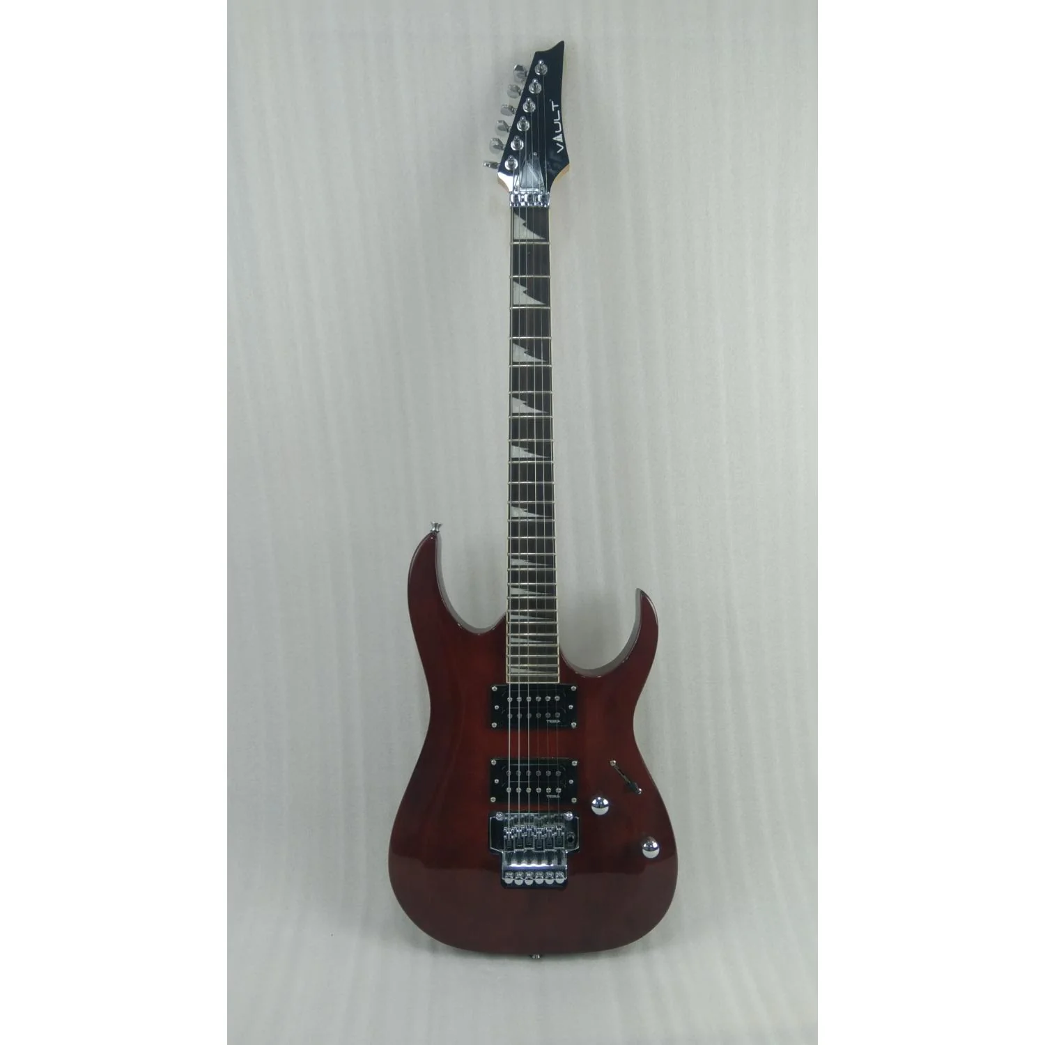 Vault Performer Pro RG 6 String Electric Guitar - High Gloss Solid Mahogany - Open Box - Image 28