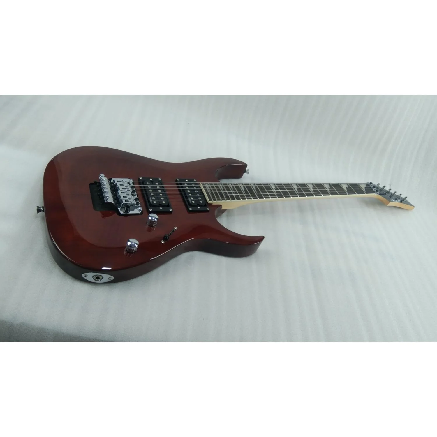 Vault Performer Pro RG 6 String Electric Guitar - High Gloss Solid Mahogany - Open Box - Image 38