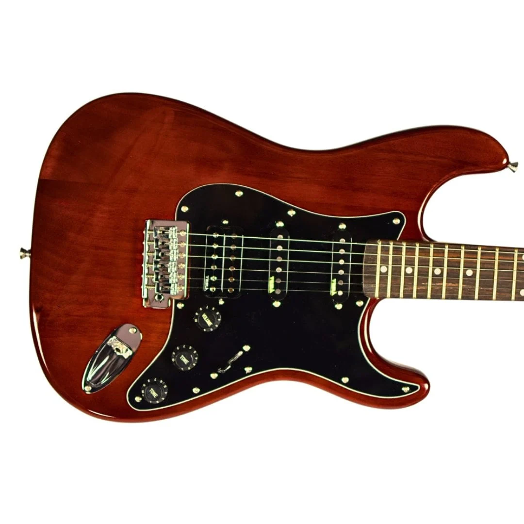 Vault Performer Pro ST 6 String Solid Mahogany Electric Guitar with Gigbag - Image 4