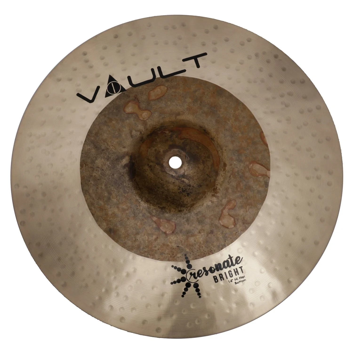 Vault Resonate Bright Series 14-Inch Hi-Hats Cymbals - Pair - Image 4