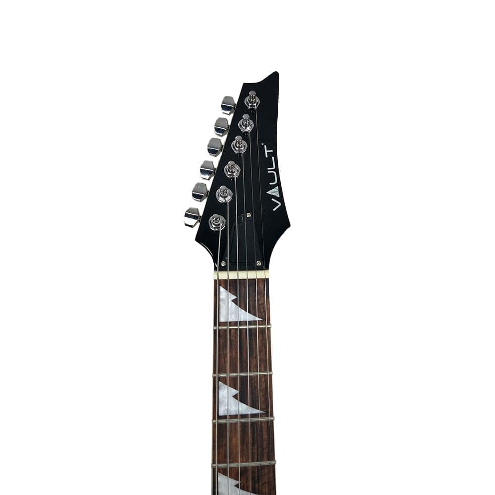 Vault RG1RW Soloist Style Electric Guitar With Digitech Element Guitar Processor Bundle - Image 4