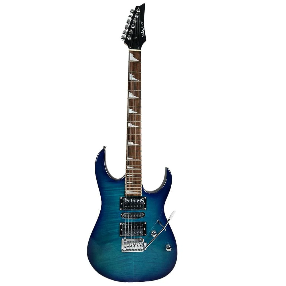 Vault RG1RW Soloist Style Electric Guitar With Digitech Element XP ELMTXPV-01 Guitar Processor Bundle - Image 15