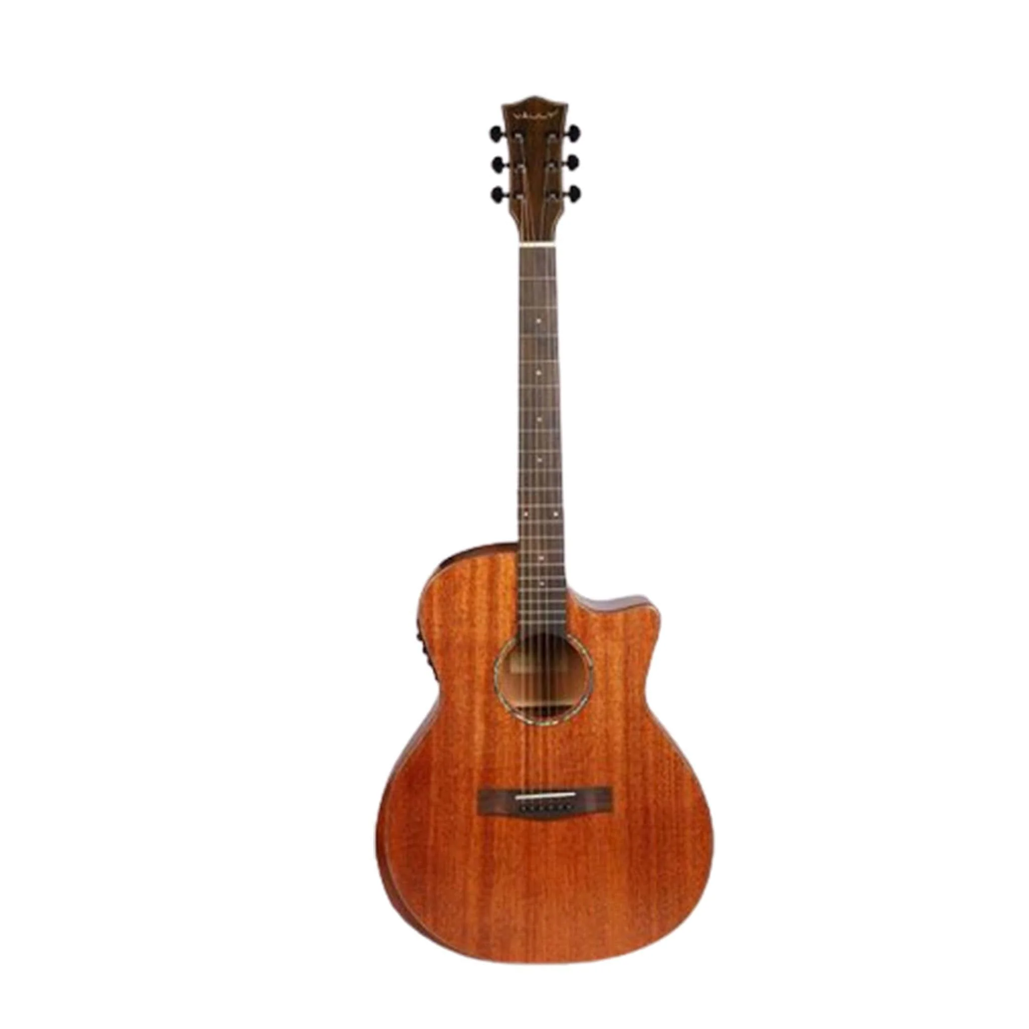 Vault S360T-SK 41 inch Premium Cutaway Electro Acoustic Guitar Bundle with Amplifier, Cable and Tuner - Image 3