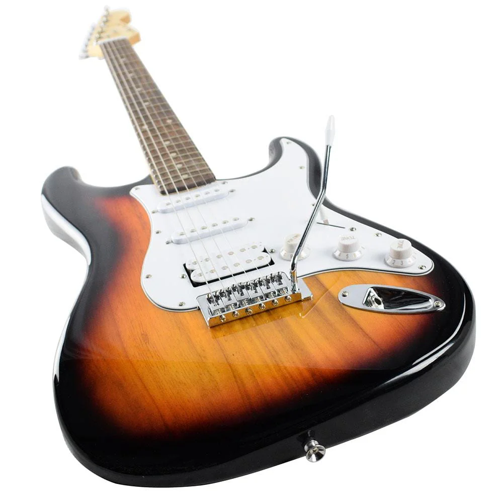 Vault ST1 Premium Electric Guitar with Gigbag, Amplifier, Tuner, Cable, Polishing Cloth & Ebook - Image 16