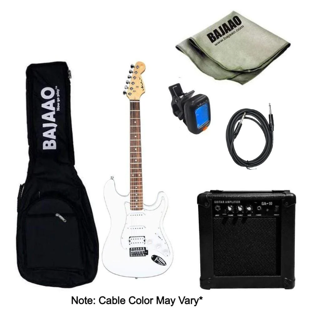 Vault ST1 Premium Electric Guitar with Gigbag, Amplifier, Tuner, Cable, Polishing Cloth & Ebook - Image 27