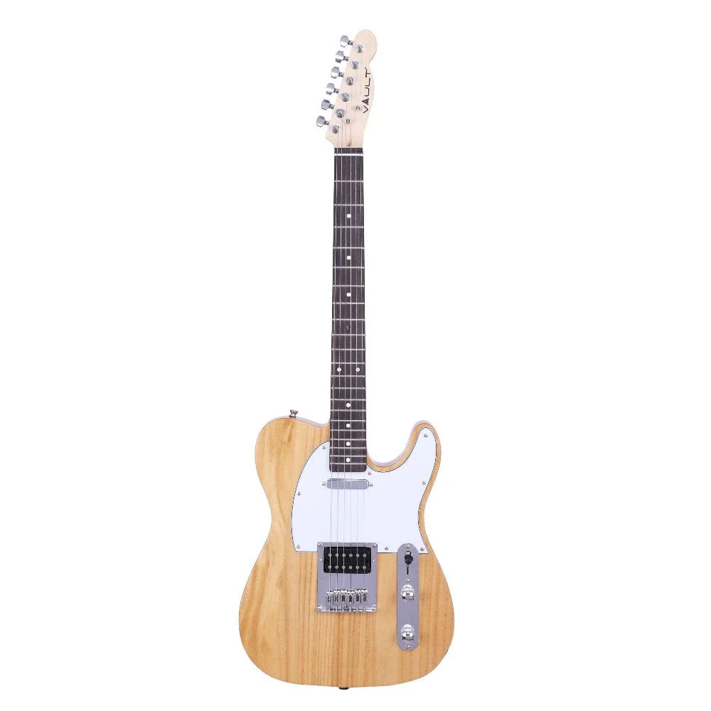 Vault TL1 Tele Style Electric Guitar with Gigbag, Amplifier, Tuner, Cable, Polishing Cloth & Ebook - Image 10