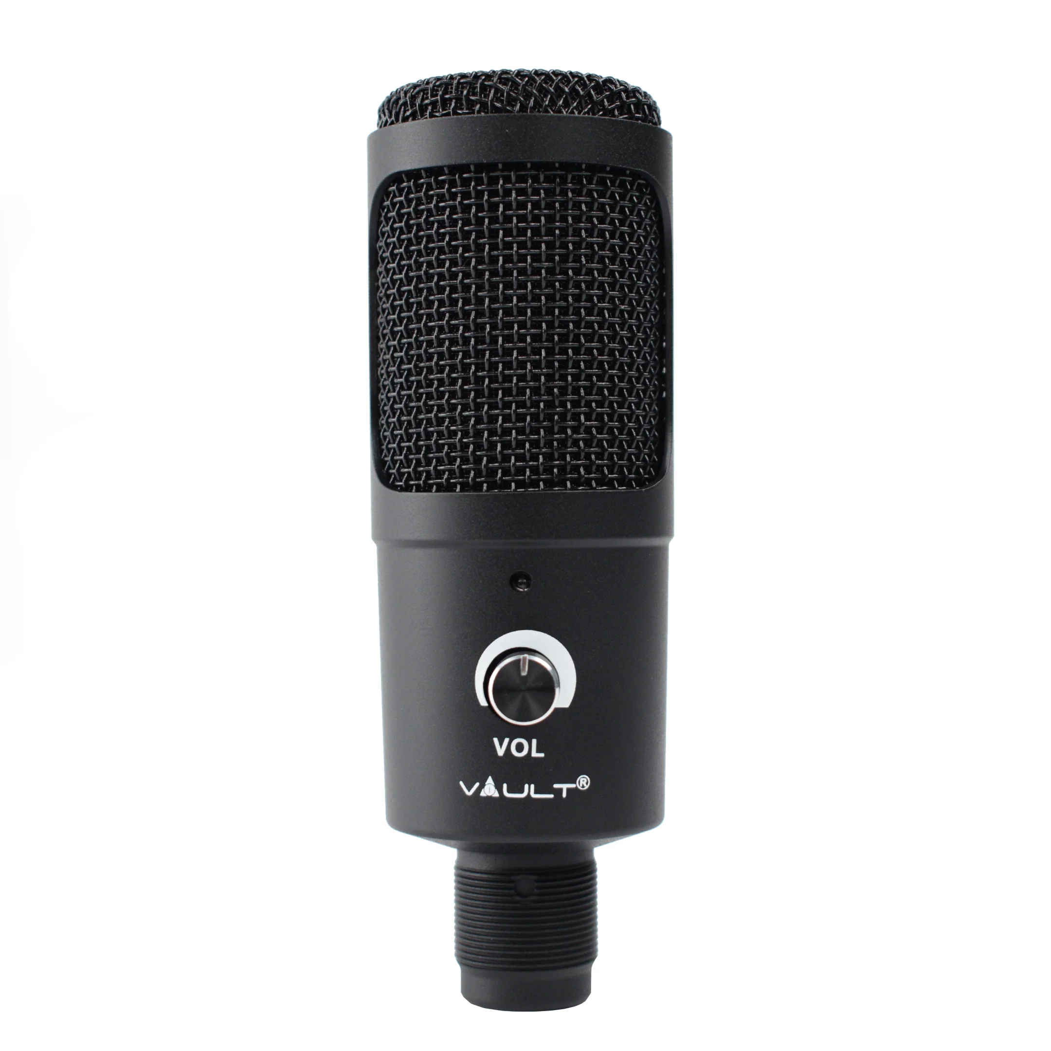 Vault UCM USB Condenser Podcast Microphone Kit - High-Performance Studio Condenser USB Microphone With Tripod Stand, Volume for YouTube, Videos, Singing, Recording, Gaming, Podcasting, Speech, Conference, Meeting, etc. - Open Box